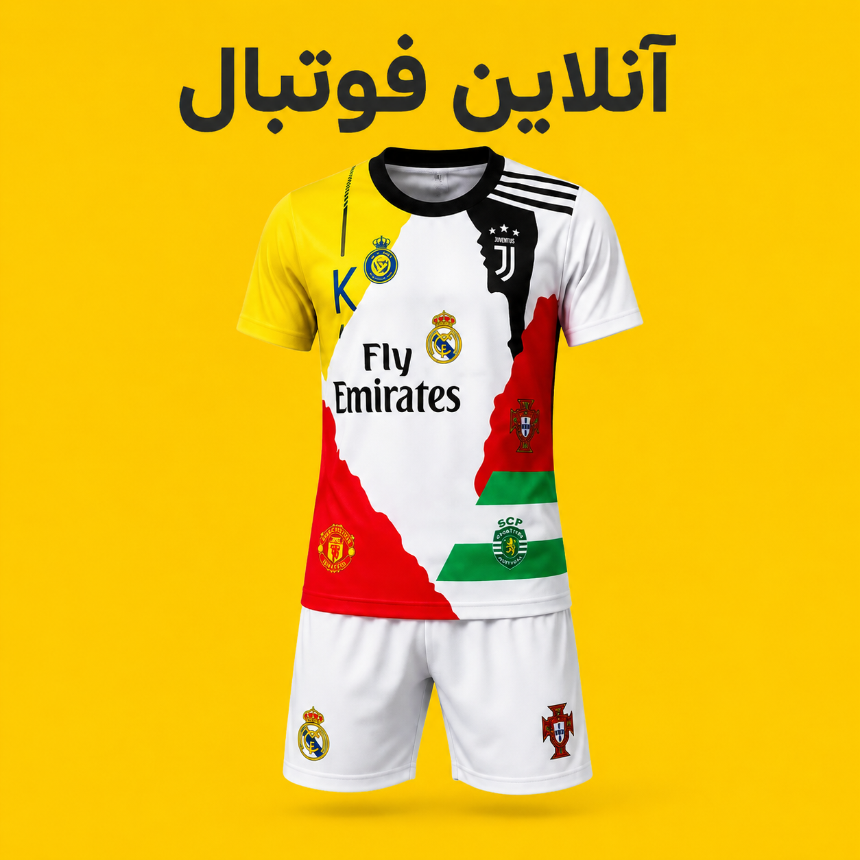 لباس منتخب رونالدو